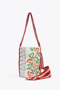 FANTASY FABRIC MINI BUCKET BAG