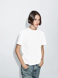 T-shirt à manches courtes en coton mélang