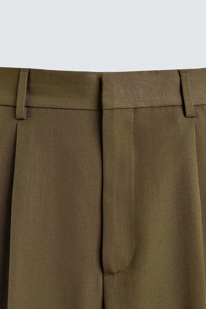 LIMITED EDITION PLEATED SUIT PANTS