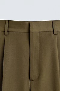 LIMITED EDITION PLEATED SUIT PANTS