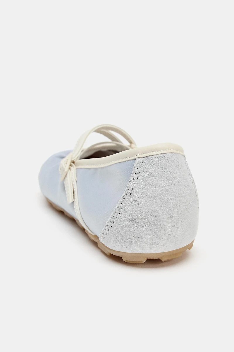 BALLERINES SPORT SATINÉES