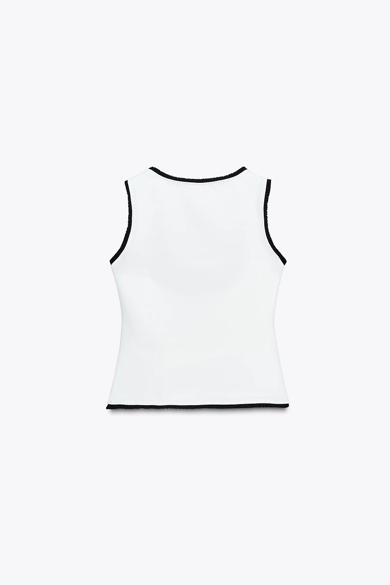 TOP GILET STRETCH CONTOURING