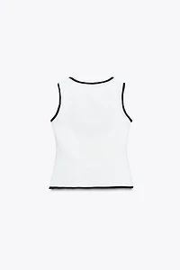 TOP GILET STRETCH CONTOURING