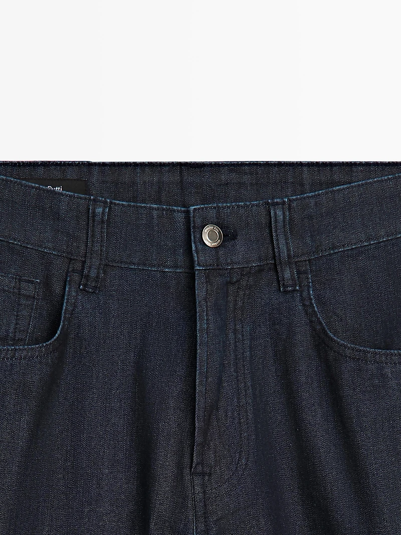 Denim tapered fit léger