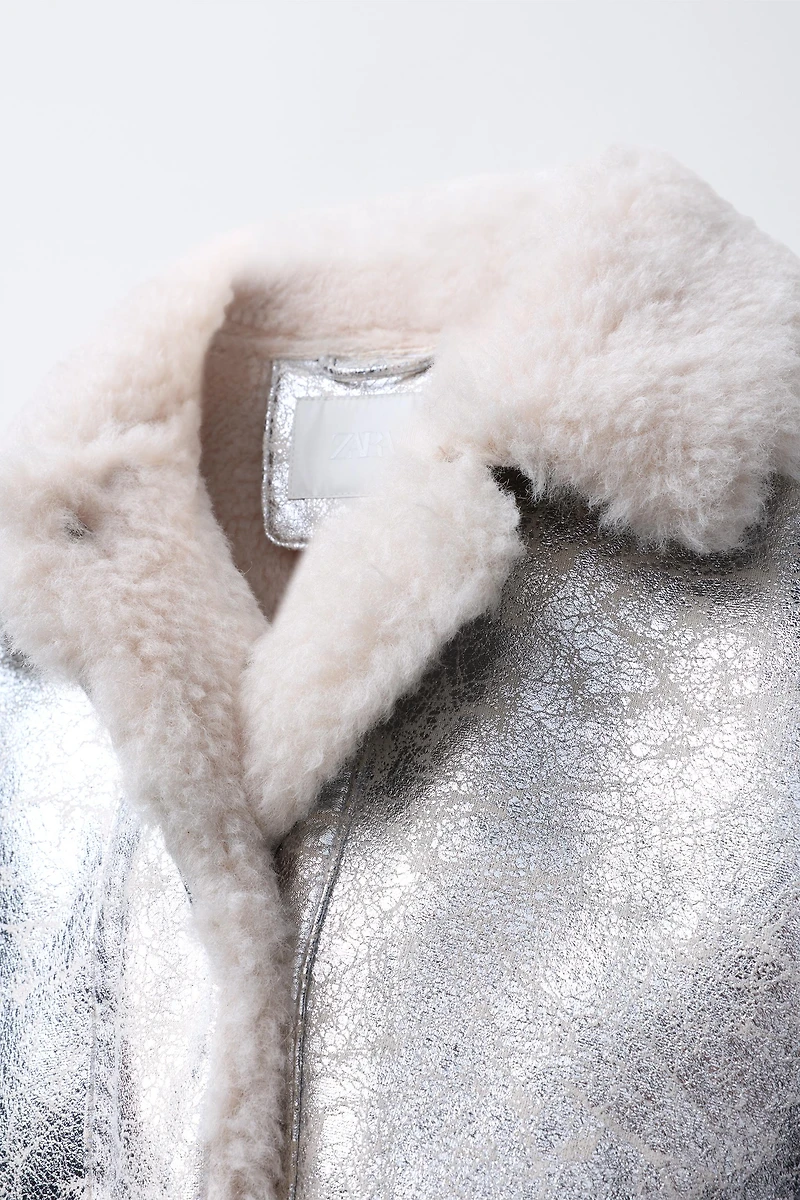 METALLIC DOUBLE-FACED JACKET