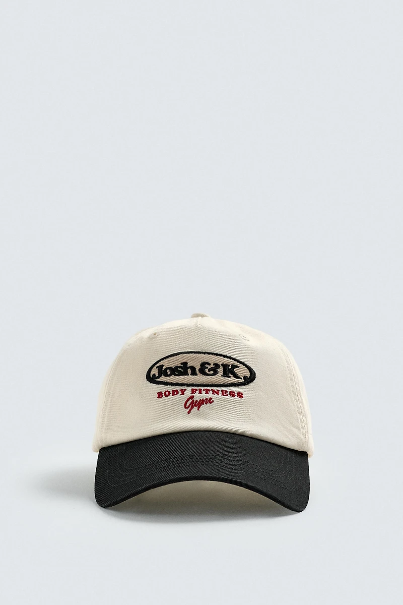 CONTRASTING PATCH CAP