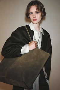 SUEDE MAXI SHOPPER