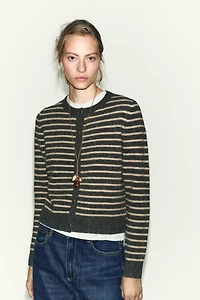 STRIPED CARDIGAN