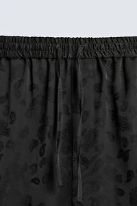 PANTALON FLUIDE DE COSTUME JACQUARD PAISLEY LIMITED EDITION