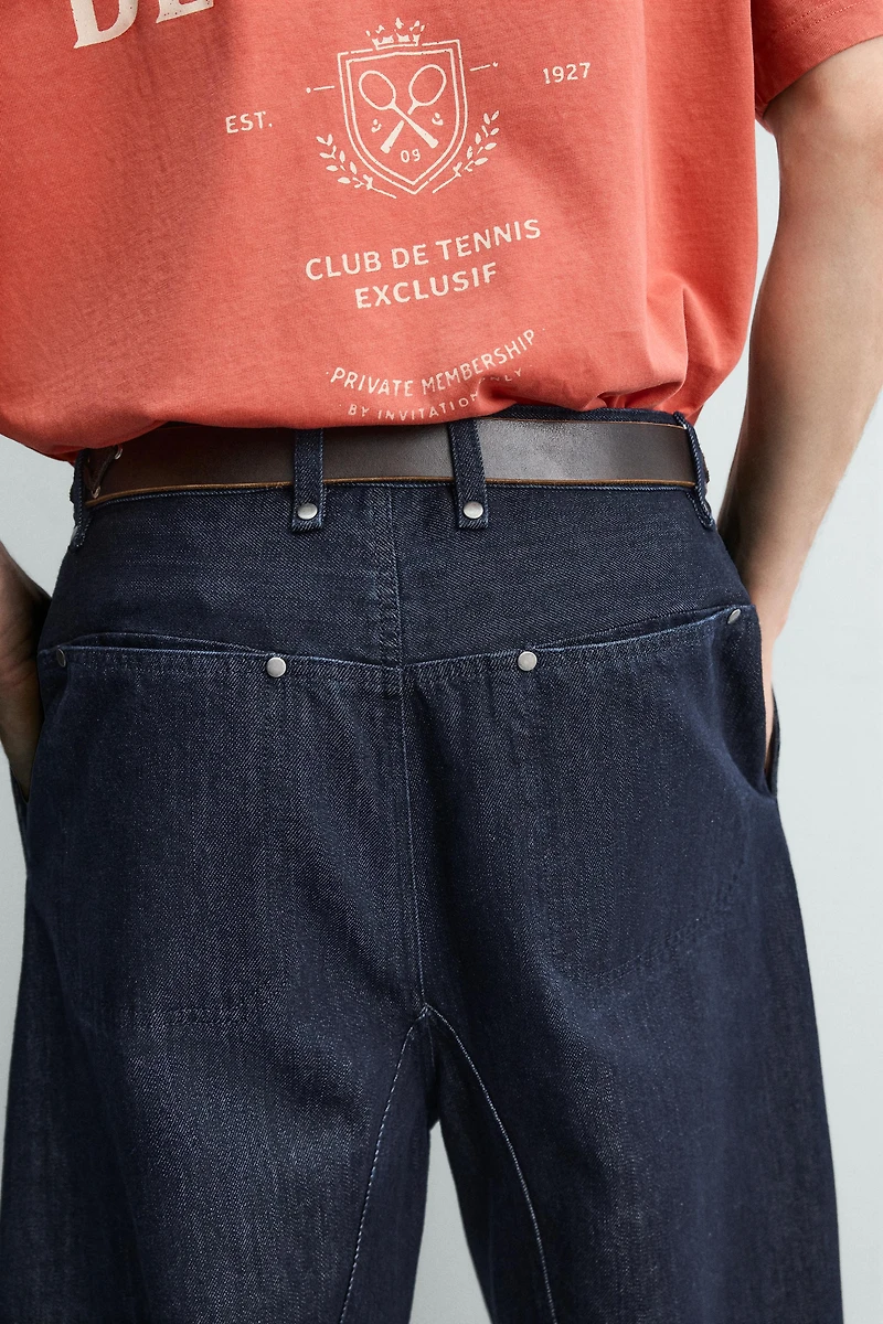 PANTALON CARGO À PASSANTS