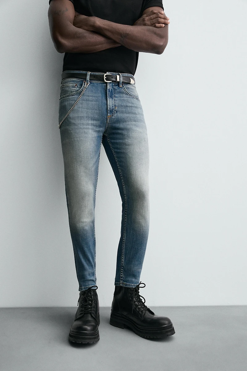 SKINNY CROPPED FIT JEANS
