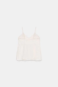 TOP STYLE LINGERIE EFFET FROISSÉ