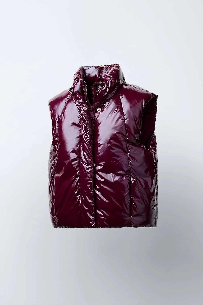 SHINY PUFFER VEST