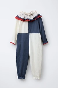 DÉGUISEMENT COMBINAISON CLOWN TEXTURÉ
