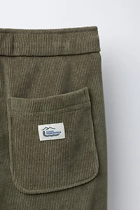 CORDUROY PANTS WITH POCKETS