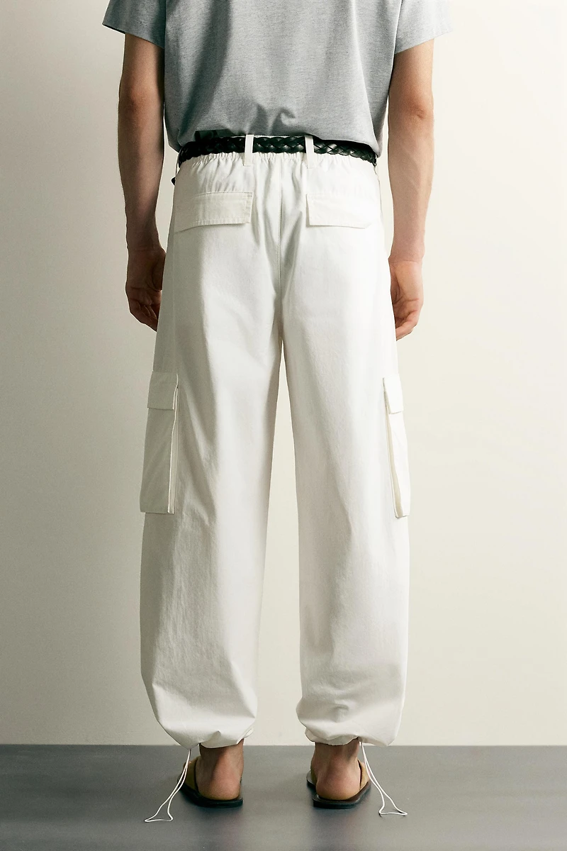 RELAXED FIT CARGO JOGGER PANTS