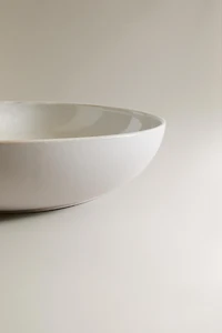 LARGE ECRU SALAD BOWL