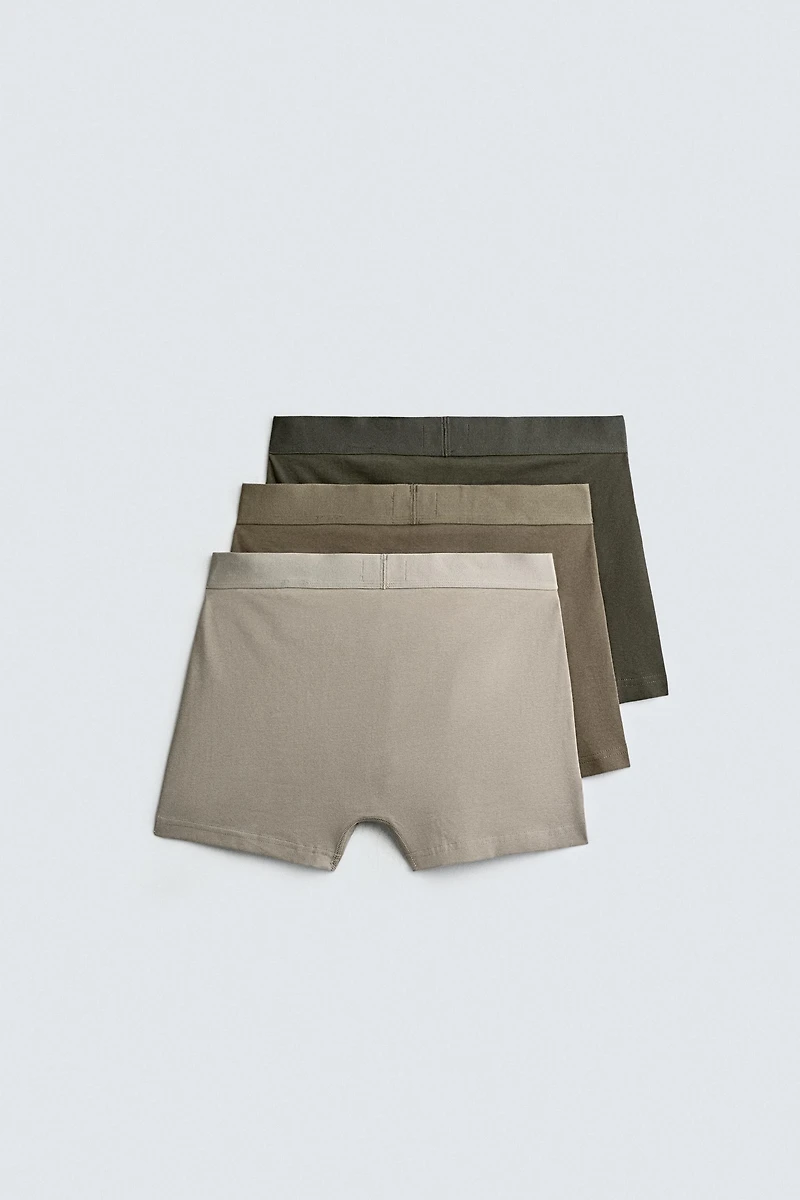 SOFT BOXER BRIEFS 3-PACK