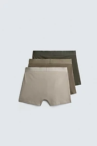 SOFT BOXER BRIEFS 3-PACK
