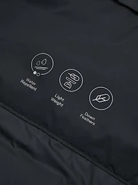 Parka ultra-légère en duvet mélangé hydrofuge