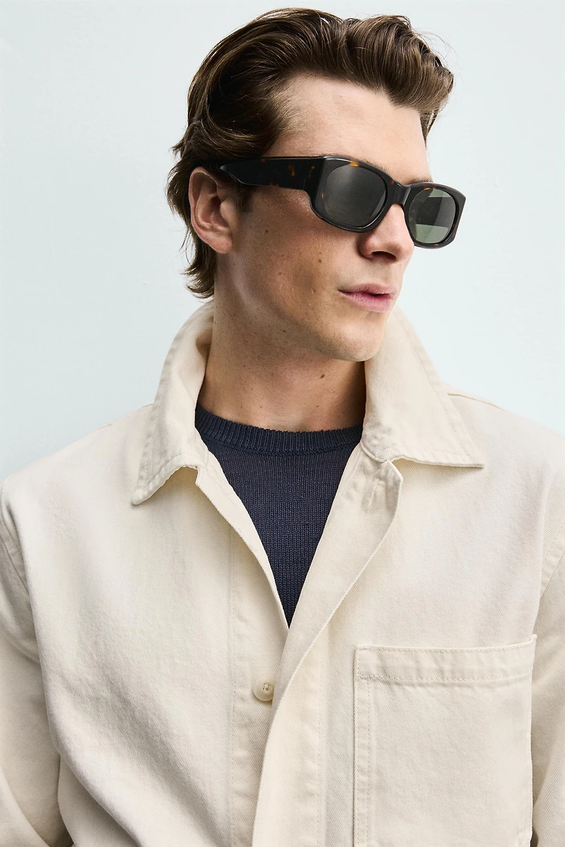 BLOUSON COUPE DÉCONTRACTÉE POCHES