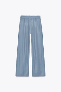 SOFT FEEL WIDE LEG PANTS