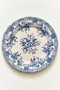 FLORAL EARTHENWARE DINNER PLATE