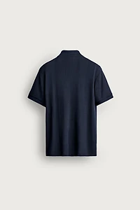 STRIPED JACQUARD REGULAR FIT POLO