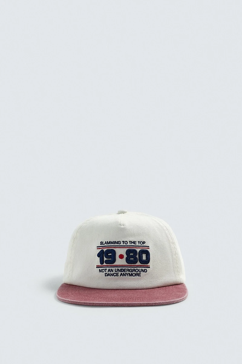 CASQUETTE INSCRIPTION BRODÉE