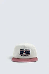 CASQUETTE INSCRIPTION BRODÉE