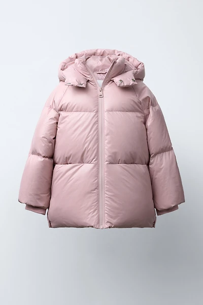 WATER REPELLENT DOWN PUFFER COAT