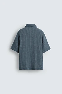 TEXTURED POLO SHIRT