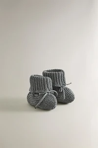 CHAUSSONS BÉBÉ EN MAILLE