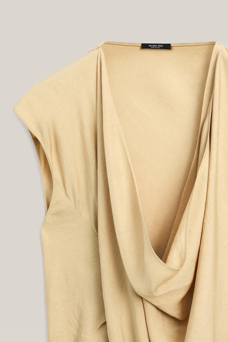 Robe midi fluide drapée - LIMITED EDITION