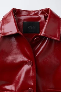 PATENT EFFECT JACKET