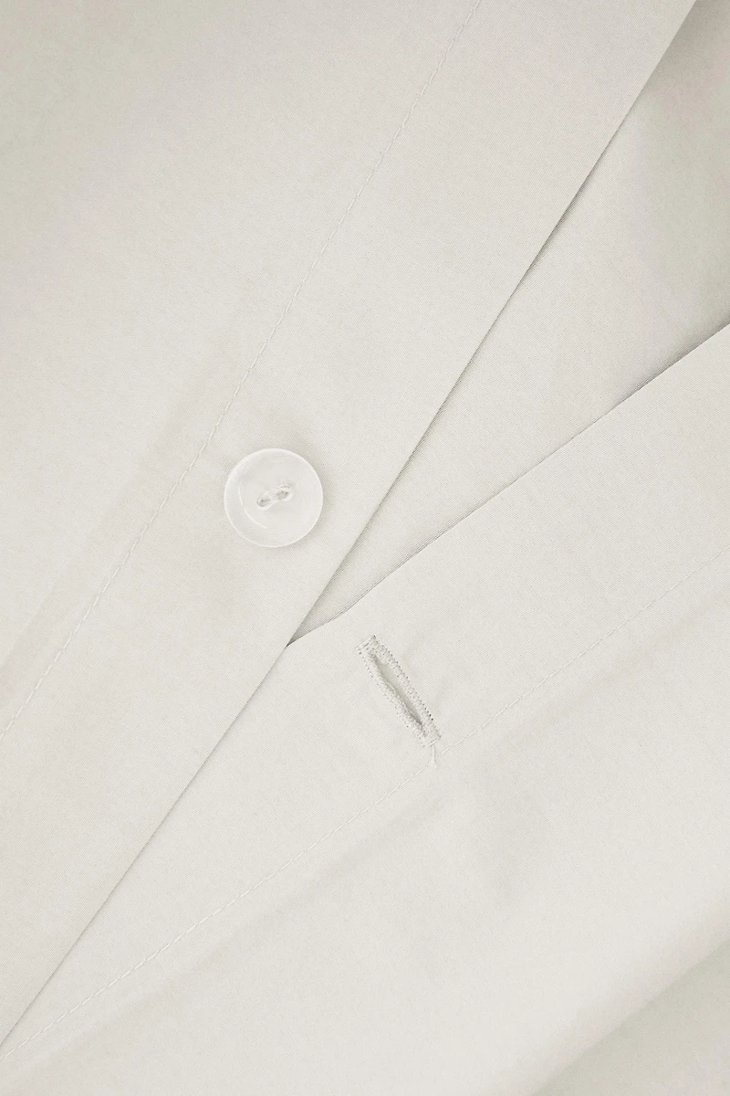 PERCALE COTTON DUVET COVER ( THREAD COUNT