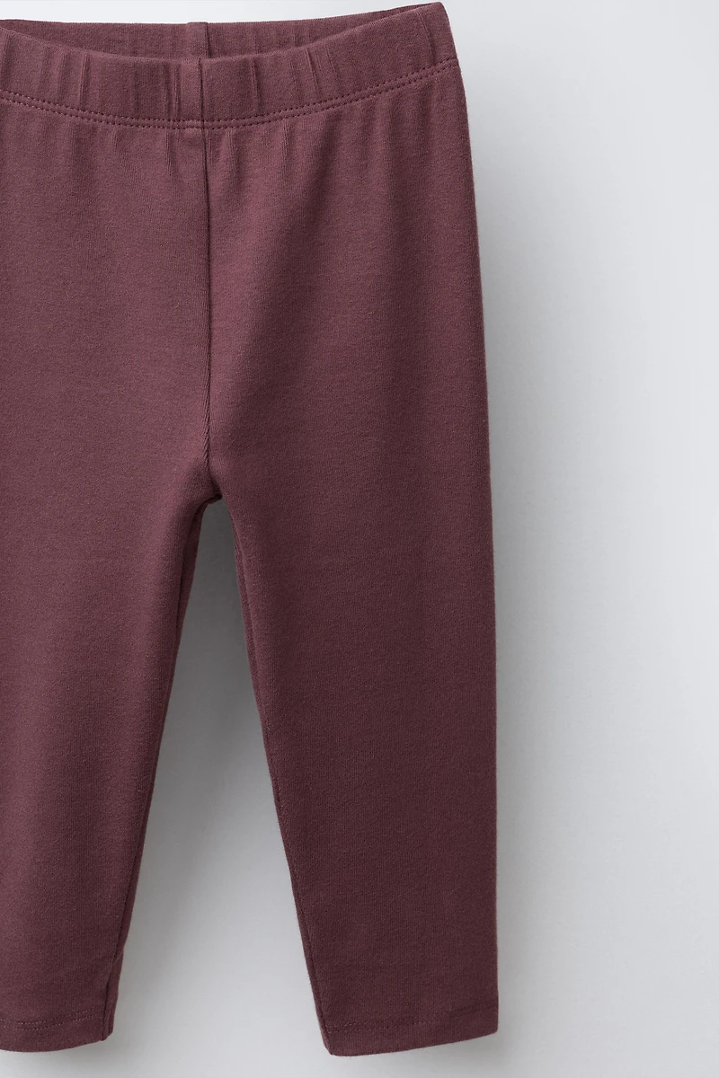 PLAIN SWEATSHIRT AND LEGGING SET