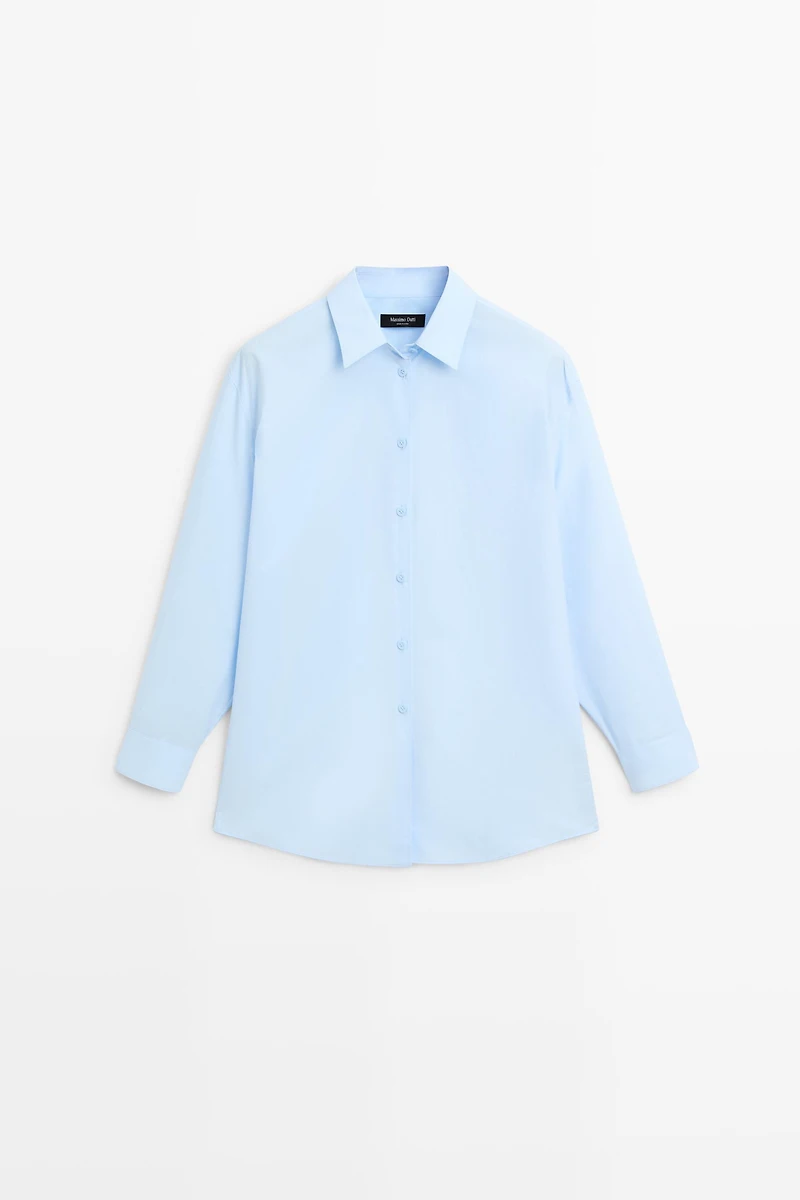 100% cotton poplin shirt