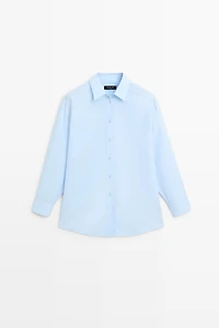100% cotton poplin shirt