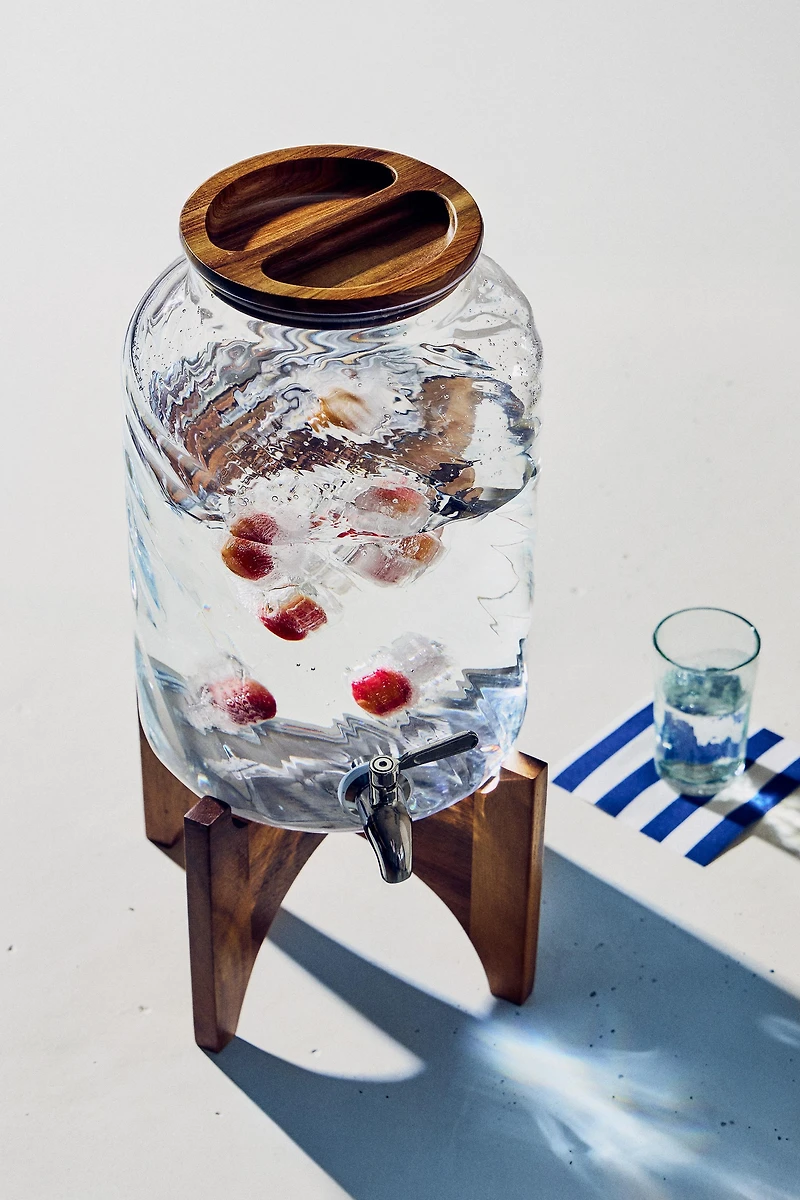 ACRYLIC AND WOOD DISPENSER
