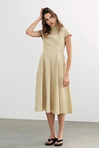 TRENCH MIDI DRESS