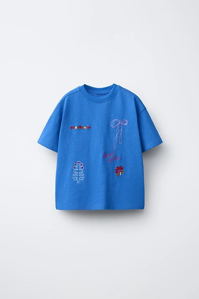 SISSEL EDELBO X ZARA KIDS EMBROIDERED T-SHIRT