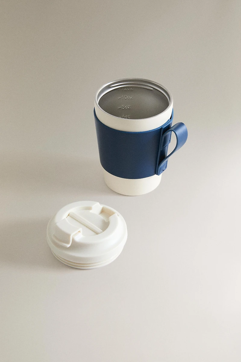 MUG WITH LID AND BAND