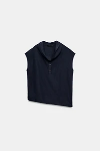 LINEN BLEND SHIRT ZW COLLECTION