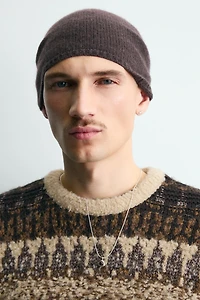 PULL EN JACQUARD TEXTURÉ BOUCLÉ