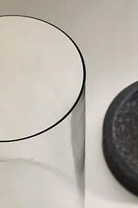 VASE LANTERNE EN VERRE