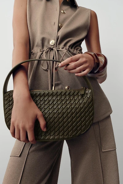 SAC À MAIN EFFET TRESSÉ