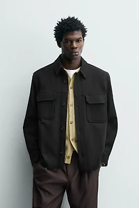 COMFORT TEXTURED OVERSHIRT