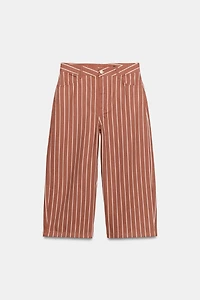 ZW COLLECTION CROPPED STRIPED TROUSERS
