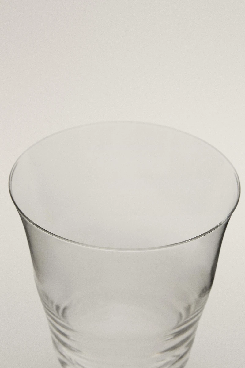 WAVY GLASS TUMBLER